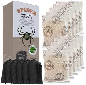 Effective Spider Repellent for Indoor & Outdoor Pests Protection, Natural Spider Deterrent Indoor Use, Long-Lasting Spider Control for Home, Garage, Basement, and More, Safe & Easy to Use Effective Spider Repellent for Indoor & Outdoor Pests Protection, Natural Spider Deterrent Indoor Use, Long-Lasting Spider Control for Home, Garage, Basement, and More, Safe & Easy to Use