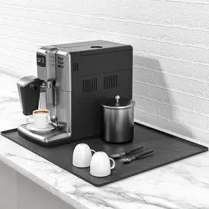 17.7"x14" Silicone Coffee Bar Mat, Non-Slip Hot Pad, Countertop Protector for Air Fryers, Microwaves, Coffee Makers, Compatible with Ninja, Cosori, Chefman, Toshiba 17.7"x14" Silicone Coffee Bar Mat, Non-Slip Hot Pad, Countertop Protector for Air Fryers, Microwaves, Coffee Makers, Compatible with Ninja, Cosori, Chefman, Toshiba