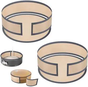 2 Pcs 10 Inch Silicone Baking Mats for Springform Pan, Easy Clean Springform Pan Liner Prevent Cakes from Sticking to Bottom and Sides (Gray) 2 Pcs 10 Inch Silicone Baking Mats for Springform Pan, Easy Clean Springform Pan Liner Prevent Cakes from Sticking to Bottom and Sides (Gray)