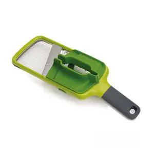 Multi-Grip Hand-held Kitchen Mandoline, Fruit and Vegetable Slicer with Food Grip and Adjustable Blades, Dishwasher Safe Multi-Grip Hand-held Kitchen Mandoline, Fruit and Vegetable Slicer with Food Grip and Adjustable Blades, Dishwasher Safe