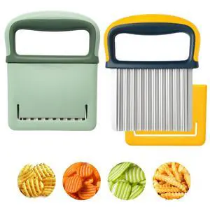 Colorful Crinkle Cutter Set with Blade Cover Colorful Crinkle Cutter Set with Blade Cover