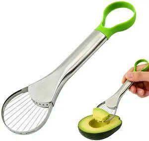 2-in-1 Avocado Slicer Pitter Cutter and Stainless Tool 2-in-1 Avocado Slicer Pitter Cutter and Stainless Tool