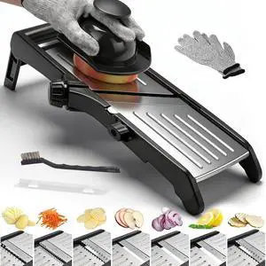 Mandoline Slicer for Kitchen, 7-in-1 Adjustable Vegetable Slicer Mandoline Slicer for Kitchen, 7-in-1 Adjustable Vegetable Slicer
