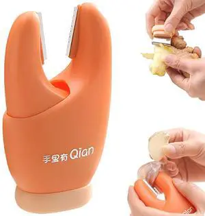 2026 New Garlic Peeler Clips with Stainless Steel Blade - Manual Skin Remover, Easy-to-Use Peeling Tool for Home Cooking, Kitchen Gadgets, Keeps Hands Odor-Free (Orange) 2026 New Garlic Peeler Clips with Stainless Steel Blade - Manual Skin Remover, Easy-to-Use Peeling Tool for Home Cooking, Kitchen Gadgets, Keeps Hands Odor-Free (Orange)