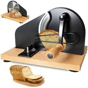 Bread Slicer for Homemade Sourdough Bread,Manual Slicer Making Tools,Adjustable Thickness Knive Cutter with Hand Crank for Sandwich with Scale Line Suction Base,Sharp Stainless Steel Blade (Black) Bread Slicer for Homemade Sourdough Bread,Manual Slicer Making Tools,Adjustable Thickness Knive Cutter with Hand Crank for Sandwich with Scale Line Suction Base,Sharp Stainless Steel Blade (Black)