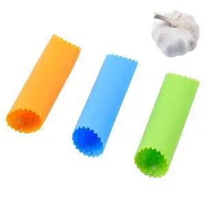 Silicone Garlic Peeler, Garlic Peeler Skin Remover Roller Keeper, Garlic Tube Rollers Skin Remover (Yellow, Green, Blue) Silicone Garlic Peeler, Garlic Peeler Skin Remover Roller Keeper, Garlic Tube Rollers Skin Remover (Yellow, Green, Blue)