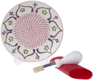 Ceramic Garlic Grater Plate - Handmade 4 Pcs Press - Natural Grinder - Decorative Mincer - Ginger, Cheese Grater - Hand Dish (Vanilla White) Ceramic Garlic Grater Plate - Handmade 4 Pcs Press - Natural Grinder - Decorative Mincer - Ginger, Cheese Grater - Hand Dish (Vanilla White)