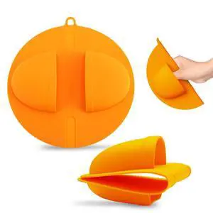 Silicone BBQ Grill Mitts, 480°F Heat-Resistant (Yellow) Silicone BBQ Grill Mitts, 480°F Heat-Resistant (Yellow)