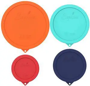 Silicone Replacement Lids for Pyrex Sculpted Glass & Tinted Glass Bowls Mixing Bowls4 size Silicone Replacement Lids for Pyrex Sculpted Glass & Tinted Glass Bowls Mixing Bowls4 size