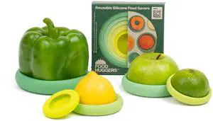 Reusable Silicone Food Savers | BPA Free | Plastic Free Food Storage | Dishwasher Safe | Fruit & Vegetable Produce Storage for Onion, Tomato, Lemon, Banana & Cans | Round, Sage Green Reusable Silicone Food Savers | BPA Free | Plastic Free Food Storage | Dishwasher Safe | Fruit & Vegetable Produce Storage for Onion, Tomato, Lemon, Banana & Cans | Round, Sage Green