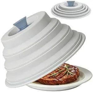 Microwave Splatter Cover, Magnetic Microwave Splatter Cover, Silicone Collapsible Microwave Splash Guard with Handle, BPA-Free Heat Resistant Reusable Food Plate Cover for Microwave Heating Microwave Splatter Cover, Magnetic Microwave Splatter Cover, Silicone Collapsible Microwave Splash Guard with Handle, BPA-Free Heat Resistant Reusable Food Plate Cover for Microwave Heating