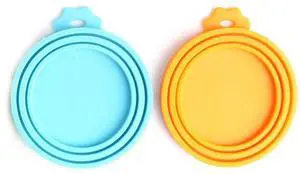 Pet Food Can Cover Silicone Can Lids for Dog and Cat Food(Universal Size,One fit 3 Standard Size Food Cans) (Blue/Orange) Pet Food Can Cover Silicone Can Lids for Dog and Cat Food(Universal Size,One fit 3 Standard Size Food Cans) (Blue/Orange)