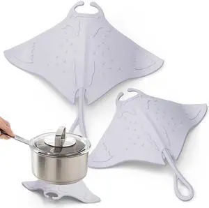 Silicone Trivet Mats for Hot Dishes, Pots and Pans, 2 Pack-Grey Silicone Trivet Mats for Hot Dishes, Pots and Pans, 2 Pack-Grey