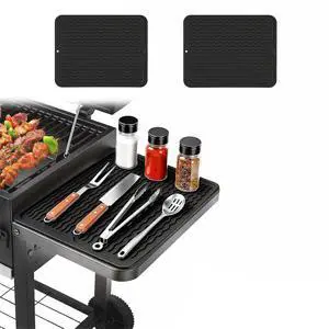 Silicone Grill Mat for Blackstone Griddle Side Shelf Spatula Tools Mat Pad Silicone Grill Mat for Blackstone Griddle Side Shelf Spatula Tools Mat Pad