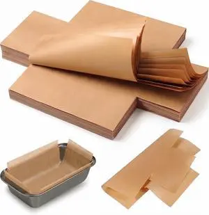 Mini Loaf Pan Liners for Baking Bread, 6x3in Non-Stick Pre Cut Unbleached Parchment Paper, Disposable Sourdough Loaf Bread Liners for Baking Toast, Cakes, Cookie, Banana, Brown Mini Loaf Pan Liners for Baking Bread, 6x3in Non-Stick Pre Cut Unbleached Parchment Paper, Disposable Sourdough Loaf Bread Liners for Baking Toast, Cakes, Cookie, Banana, Brown