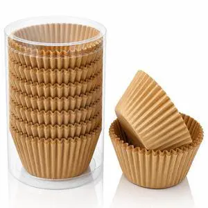 Standard Cupcake Liners Non-Stick, Greaseproof Parchment Paper Muffin Cups Food-Grade Baking Wrappers for Cupcakes, Muffins, Nuts & Candies (200, Natural) Standard Cupcake Liners Non-Stick, Greaseproof Parchment Paper Muffin Cups Food-Grade Baking Wrappers for Cupcakes, Muffins, Nuts & Candies (200, Natural)