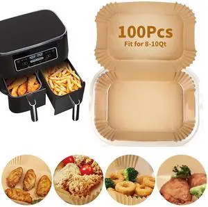 Air Fryer Paper Liners for Ninja DZ201/DZ401/DZ550/DZ302/SL401/SL451 Air Fryer Paper Liners for Ninja DZ201/DZ401/DZ550/DZ302/SL401/SL451