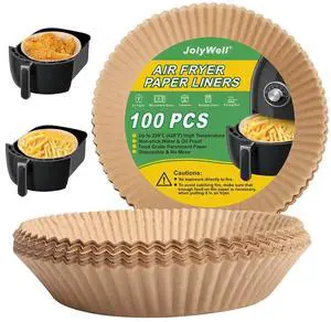 Disposable Air Fryer Paper Liners for 3-5QT, (Round-6.3") Disposable Air Fryer Paper Liners for 3-5QT, (Round-6.3")