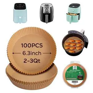 Mini Air Fryer Paper Liners Disposable Baking for 2qt Air Fryer Mini Air Fryer Paper Liners Disposable Baking for 2qt Air Fryer