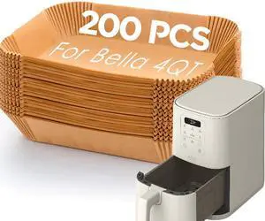 Air Fryer Liners for Bella, Rectangle Air Fryer Liners, Airfryer Liners for Ninja, Air Fryer Accessories 4qt, 200PCs Air Fryer Paper Liners for bella 4Qt Slim Air Fryer Air Fryer Liners for Bella, Rectangle Air Fryer Liners, Airfryer Liners for Ninja, Air Fryer Accessories 4qt, 200PCs Air Fryer Paper Liners for bella 4Qt Slim Air Fryer