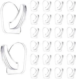 Pieces Small Seamless Clear Adhesive Wall Hooks for Hanging, Transparent Sticky Hooks for Bathroom Bedroom Kitchen Pieces Small Seamless Clear Adhesive Wall Hooks for Hanging, Transparent Sticky Hooks for Bathroom Bedroom Kitchen