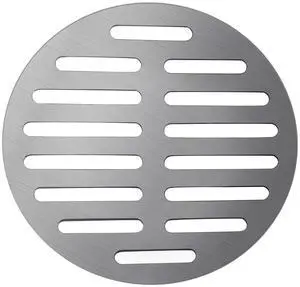 Round Stainless Steel Floor Drain Cover 6 Inch, 14 Hole Silver Tone Round Stainless Steel Floor Drain Cover 6 Inch, 14 Hole Silver Tone