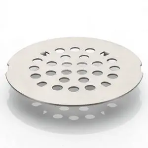 Snap-in Shower Drain Cover 4-1/4 inch Shower Strainer Grid Round Snap-in Shower Drain Cover 4-1/4 inch Shower Strainer Grid Round