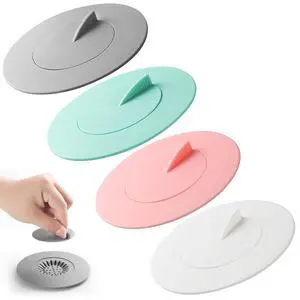 Stopper,4pcs 2-in-1 Bathtub Drain Hair Catcher,Silicone Kitchen Bathroom Shower Water Strainer Protectors,Universal Flat Suction Shower Drain Cover,Washbasin Drain Stopper (Mix) Stopper,4pcs 2-in-1 Bathtub Drain Hair Catcher,Silicone Kitchen Bathroom Shower Water Strainer Protectors,Universal Flat Suction Shower Drain Cover,Washbasin Drain Stopper (Mix)