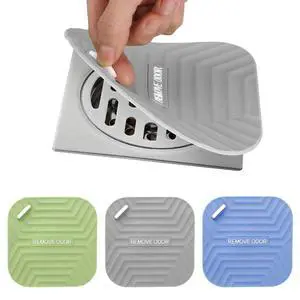 Silicone Shower Drain Cover Tub Stopper Universal Odor & Bug-Blocking Drain Seal Mat, Prevents Sewer Smell, Insects & Pests, for Shower, Bathroom, Kitchen & Laundry Floor, 5.9 × 5.9 Inch Silicone Shower Drain Cover Tub Stopper Universal Odor & Bug-Blocking Drain Seal Mat, Prevents Sewer Smell, Insects & Pests, for Shower, Bathroom, Kitchen & Laundry Floor, 5.9 × 5.9 Inch