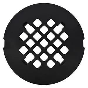 Matte Black Snap-in Shower Drain Cover - Premium Round Black Grate Replacement - 4.25" OD Strainer - Easy Install - Durable Solid Brass Construction Matte Black Snap-in Shower Drain Cover - Premium Round Black Grate Replacement - 4.25" OD Strainer - Easy Install - Durable Solid Brass Construction