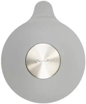 Good Grips Silicone/Stainless Steel Tub Stopper, Grey Good Grips Silicone/Stainless Steel Tub Stopper, Grey