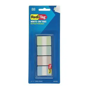 Write-On Tabs, Repositionable Tabs for Binders and Planners, Removable Pop Up Tags, 4 Calming Colors, 1" x 1.5" Write-On Tabs, Repositionable Tabs for Binders and Planners, Removable Pop Up Tags, 4 Calming Colors, 1" x 1.5"