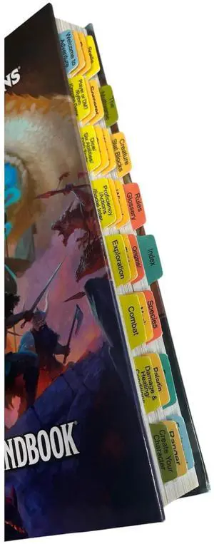 Tabs for D&D Player's Handbook 2024 6th Ed. Tabs for D&D Player's Handbook 2024 6th Ed.