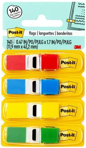 35/Dispenser, 4 Dispensers/Pack.47 in Wide, Assorted Primary Colors 35/Dispenser, 4 Dispensers/Pack.47 in Wide, Assorted Primary Colors