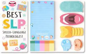 Speech Language Pathologist Sticky Notes Set SLP Appreciation Gift Speech Language Pathologist Sticky Notes Set SLP Appreciation Gift