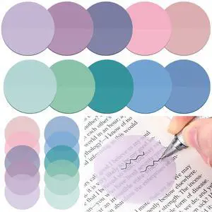 Sheets Transparent Sticky Notes Round Translucent Sticky Notes Tabs Colorful Page Flags Stickers Clear Book Markers Bible Journaling Office Back to School Supplies Sheets Transparent Sticky Notes Round Translucent Sticky Notes Tabs Colorful Page Flags Stickers Clear Book Markers Bible Journaling Office Back to School Supplies