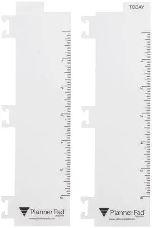 Spiral Bound Page Finder Combo Pack, Clear Vinyl, 2 x 8 ¼, Fits ONLY the PERSONAL Size 6 ¾ x 8½ Planner Pad Organizer. Spiral Bound Page Finder Combo Pack, Clear Vinyl, 2 x 8 ¼, Fits ONLY the PERSONAL Size 6 ¾ x 8½ Planner Pad Organizer.