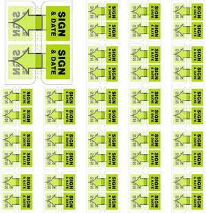 Sign and Date Flags Here Tabs Initial Stickers for Office Notebook Annotating Books Notary Books, 1 Inch Sign and Date Flags Here Tabs Initial Stickers for Office Notebook Annotating Books Notary Books, 1 Inch