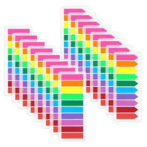 Page Markers Bright Sticky Index Tabs, Clear Arrow Flags Tab Page Markers Bright Sticky Index Tabs, Clear Arrow Flags Tab