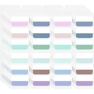 Colored Index Tab 1"x1.8" Large Book Sticky Tabs Repositionable Page Tabs Flags Page Markers Labels for Notebooks, Filing, Classification,12 Colors Colored Index Tab 1"x1.8" Large Book Sticky Tabs Repositionable Page Tabs Flags Page Markers Labels for Notebooks, Filing, Classification,12 Colors