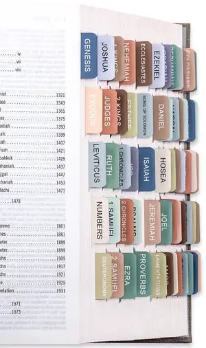 Bible Tabs for Women & Men, Large Print Index Tabs for Study Bibles Bible Tabs for Women & Men, Large Print Index Tabs for Study Bibles