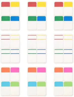 Sticky Tabs 1 Inch, 720pcs Book Tabs, Colored Page Markers Self Adhesive, Repositionable Note Tabs for Documents, Books, Paper, Notebooks, Filing and Folders Sticky Tabs 1 Inch, 720pcs Book Tabs, Colored Page Markers Self Adhesive, Repositionable Note Tabs for Documents, Books, Paper, Notebooks, Filing and Folders