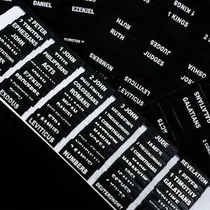 Leather Bible Tabs for Women and Men Leather Bible Tabs for Women and Men