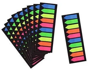 Count Neon Color Tape Flag, Page Markers, Index Tab Flags Count Neon Color Tape Flag, Page Markers, Index Tab Flags