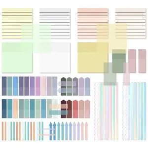 Sheets Transparent Sticky Notes, Clear Tabs Long Highlighter Strips Page Markers for Books, Writable Annotation Index Flags Tapes for School Office Supplies Sheets Transparent Sticky Notes, Clear Tabs Long Highlighter Strips Page Markers for Books, Writable Annotation Index Flags Tapes for School Office Supplies