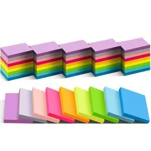 Mini Sticky Notes 1.5x2 in, 9 Colors Bright Strong Adhesive Post, Suitable for School, Home, Office, Clean Removal Mini Sticky Notes 1.5x2 in, 9 Colors Bright Strong Adhesive Post, Suitable for School, Home, Office, Clean Removal