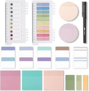 Transparent Sticky Notes Set, 1000 Sheets Transparent Sticky Notes Set, 1000 Sheets