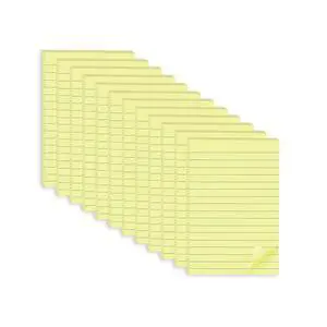 Lined Sticky Notes 4x6 in,Yellow Large Notepads with Lines Lined Sticky Notes 4x6 in,Yellow Large Notepads with Lines