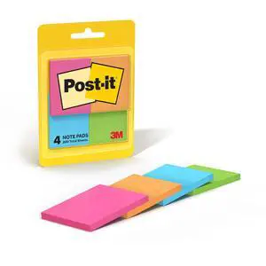 Notes, 1.38 x 1.88 in, Poptimistic Collection, 4 Pads Notes, 1.38 x 1.88 in, Poptimistic Collection, 4 Pads