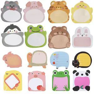 32 Pads Cute Sticky Notes, Animal Sticky Notes Self Adhesive Cartoon Notes Memo Pads Notes Page School Tab for School Office Supplies 32 Pads Cute Sticky Notes, Animal Sticky Notes Self Adhesive Cartoon Notes Memo Pads Notes Page School Tab for School Office Supplies